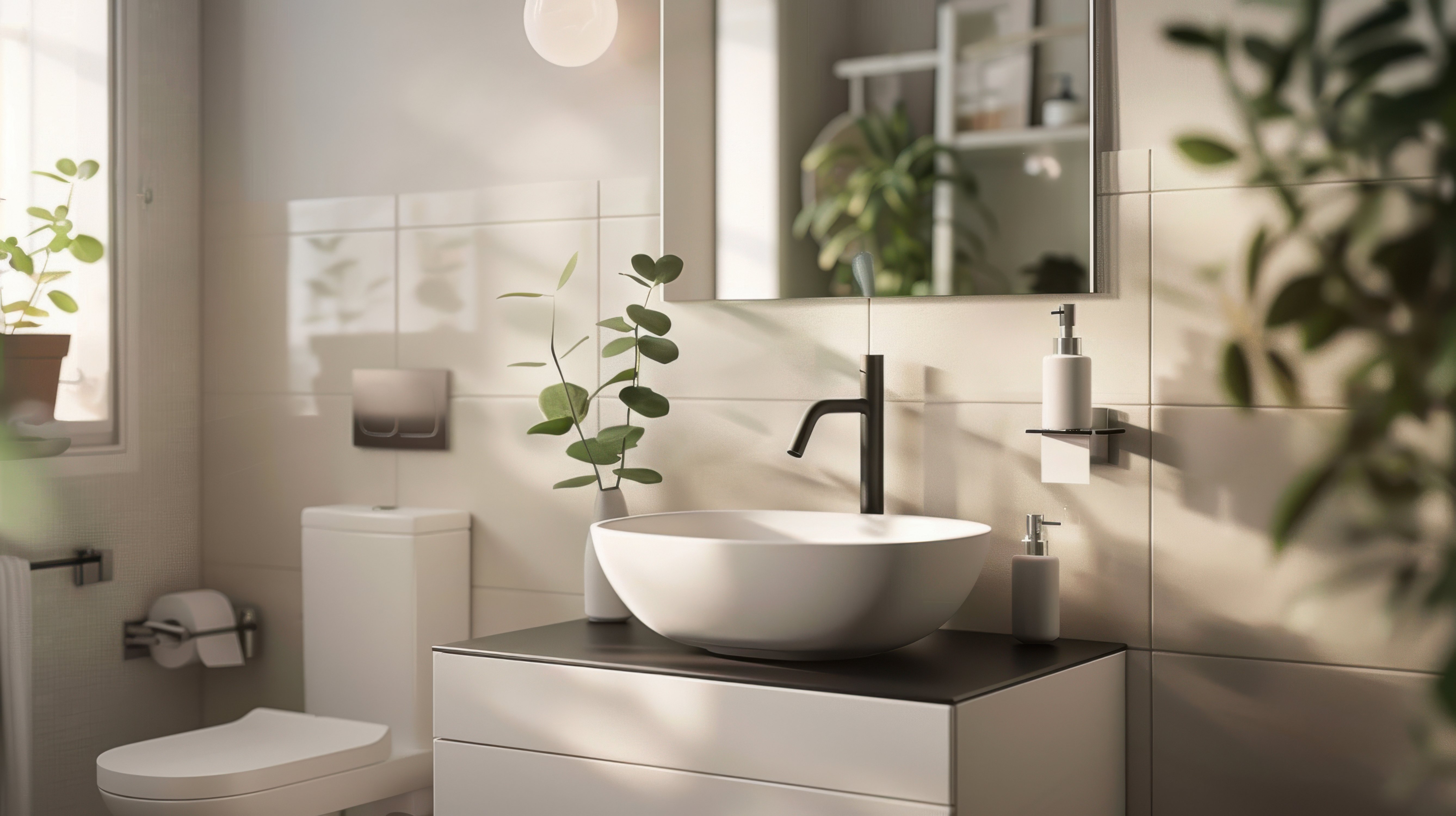 Japandi Powder Room: 10 Inspirations to Create a Tranquil Retreat｜Kitchen Interiors for a More ...